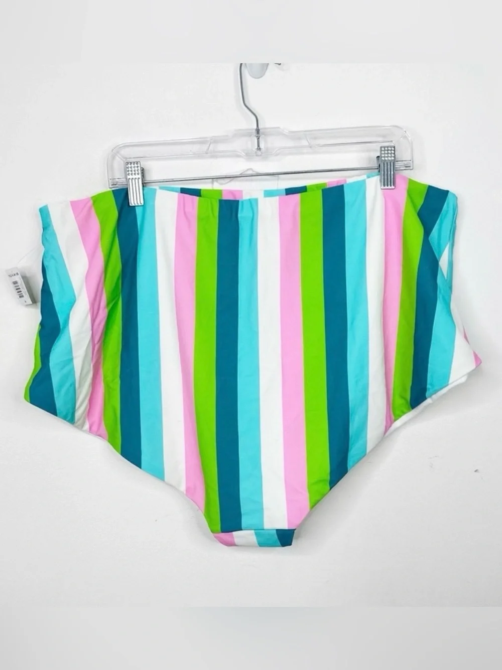 NWT TORRID | High Waist Smooth Swim Bikini Bottom Swimsuit Sz. 4 or a 4x Stripes